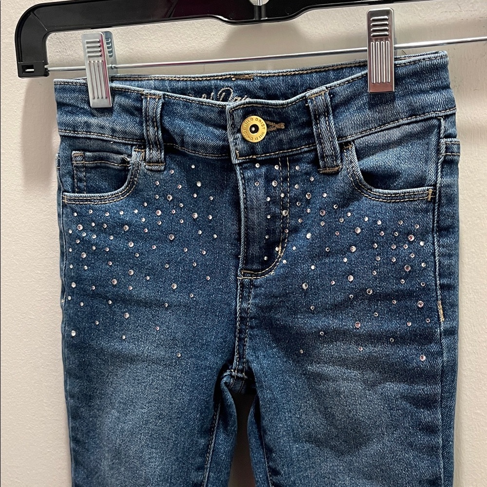 Zunie Blue Denim Jeans with Embroidery - Picture 2 of 8